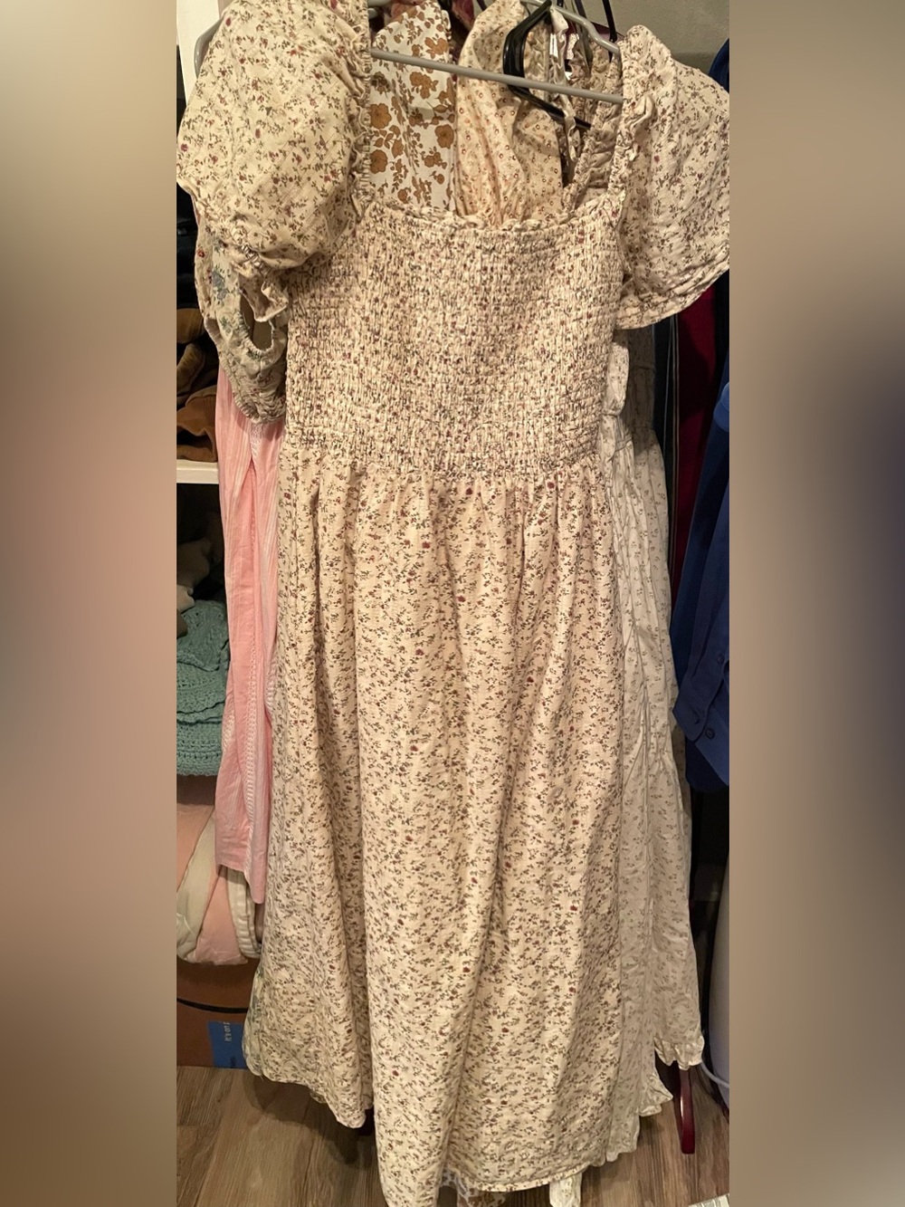 Storia Floral Smocked Dress